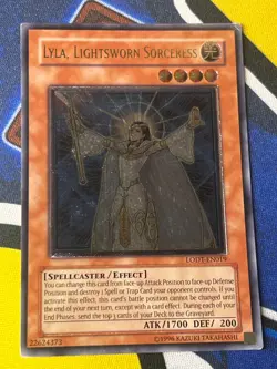 Lyla, Lightsworn Sorceress LODT-EN019 Ultimate Rare UNL EURO Light Play+ Yugioh - Image 2