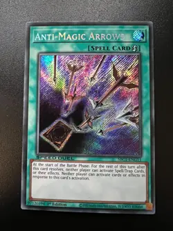 Anti-Magic Arrows SBC1-ENG11 Secret Rare Promo Near Mint Yugioh - Image 1