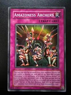 Amazoness Archers MFC-096 Super Rare Unlimited Light Play+ Yugioh - Image 1