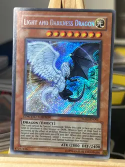 Light and Darkness Dragon YG01-EN001 Secret Rare Near Mint Yugioh - Image 1
