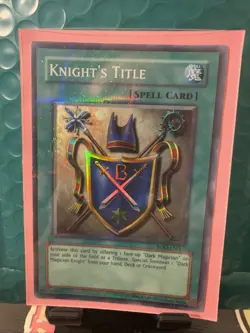 Knight's Title (Reshef of Destruction) (Super Rare) ROD-EN002 Yu-Gi-Oh! - Image 1