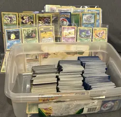 1999-2000 Pokemon Bulk Cards Packs 50 Cards Includes 1 Japanese 1 First Edition - Image 1