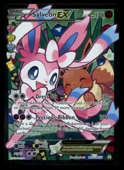 Pokemon Sylveon EX RC32/RC32 XY Generations Radiant Collection Near Mint CREASE - Image 1