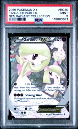 2016 POKEMON XY GENERATIONS RADIANT COLLECTION #RC30 FULL ART/GARDEVOIR EX PSA 9 - Image 1