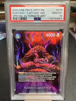 Eustass “Captain” Kid OP05-074 Special Alt Art SP - One Piece English PSA 10 A1 - Image 1