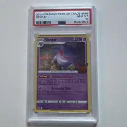 2023 POKEMON TRICK OR TRADE #066 GENGAR PSA 10 - Image 1