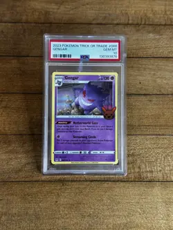 2023 POKEMON TRICK OR TRADE #066 GENGAR PSA 10 - Image 1