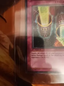 Yu-Gi-Oh! TCG Magic Cylinder 1st Edition Card LON-104 NM With HOLO-BLEED! - Image 5