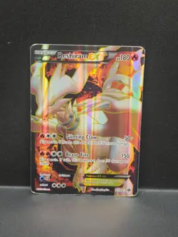 Pokemon TCG Reshiram-Ex Holo Full Art Ultra Rare Card Next Destinities 95/99 - Image 1