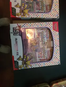 Pokemon 151 Scarlet & Violet Alakazam ex Collection Box TCG Sealed-Lot of 2 - Image 3