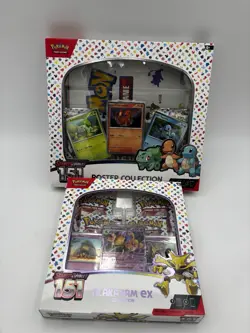 Pokemon TCG Scarlet & Violet 151: Alakazam EX Collection & Poster Collection - Image 1