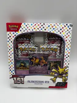 Pokemon TCG Scarlet & Violet 151: Alakazam EX Collection & Poster Collection - Image 3