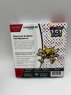 Pokemon TCG Scarlet & Violet 151: Alakazam EX Collection & Poster Collection - Image 5