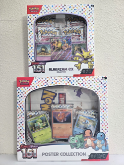 Pokemon TCG Scarlet & Violet 151: Alakazam EX Collection & Poster Collection - Image 1
