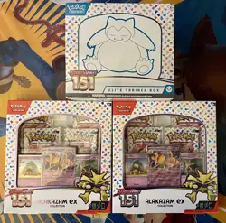 Pokemon 151 Elite Trainer Box ETB 2 Alakazam ex collection Scarlet & Violet new - Image 1