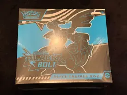 Pokemon TCG: Black Bolt Elite Trainer Box - SV: Black Bolt - FACTORY SEALED/NEW - Image 1