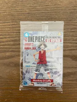 Monkey.D.Luffy College Basketball Rutgers One Piece Card & Promotional Poster - Image 2