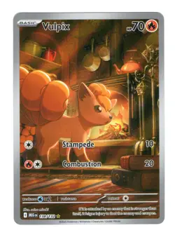 Vulpix 138/132 Illustration Rare Pokemon Card Mega Evolution NM - Image 1