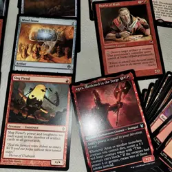 Deluxe RED Commander Magic Deck. Many Rare Cards, Very Fun Artifact Mana RampMTG - Image 2