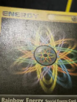 Rainbow Energy Rare Special Energy Card Aquapolis 144/147 MP - Image 2