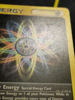 Rainbow Energy Rare Special Energy Card Aquapolis 144/147 MP - Image 3