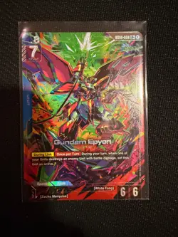 Gundam Epyon (LR+) GD02-002 - Gundam TCG Card Game - Dual Impact ALT ART FOIL - Image 1