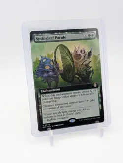 MTG - Springleaf Parade - Extended Art Rare #39 - Commander: Lorwyn Eclipsed NM - Image 1