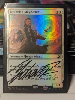 MTG Drannith Magistrate - Foil Ikoria: Lair of Behemoths - SIGNED BY ARTIST - Image 1
