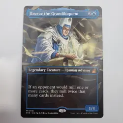 Near Mint x 1 Bruvac the Grandiloquent - Anime Borderless Ravnica Remastered Var - Image 1