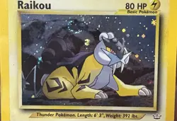 Raikou 13/64 Neo Revelation Holo Rare - Swirl 🌀 MP Pokemon TCG - Image 2