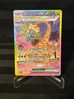 Pokemon TCG Alolan Exeggutor EX #242/191 SIR Holo SV: Surging Sparks - Image 1