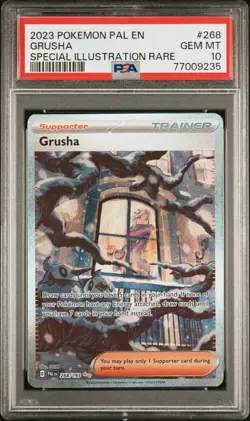 2023 POKEMON PAL EN-PALDEA EVOLVED SPECIAL ILLUSTRATION RARE #268 GRUSHA PSA 10 - Image 1