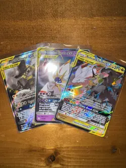 Pokemon TAG TEAM GX Holo Lot - Lucario & Melmetal, Solgaleo & Lunala, Reshiram.. - Image 1