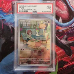 2023 POKEMON SVI EN-SCARLET & VIOLET ILLUSTRATION RARE #211 RALTS PSA 9 - Image 1