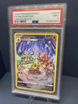 2023 Pokemon SWSH Crown Zenith Magmortar Galarian Gallery #GG03/GG70 PSA 9 - Image 4