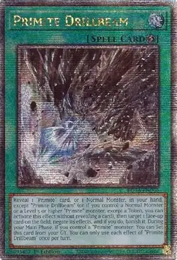 1x Primite Drillbeam | ROTA-EN060 | QCR | 1st Ed | NM | YuGiOh - Image 1