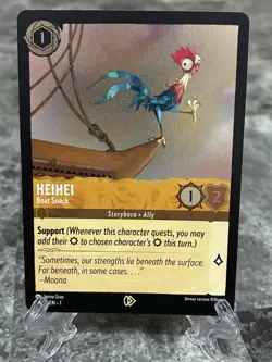 Disney Lorcana TCG Hei Hei Boat Snack 9/P1 Promo Cold Foil NM - Image 1