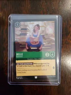 Disney Lorcana Rise of the Floodborn Belle Bookworm Foil 71/204 - Image 4