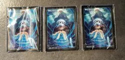 One Piece TCG Devil Fruit Vol. 3 Trafalgar Law SEALED 10ct Sleeves x3 (30 total) - Image 1