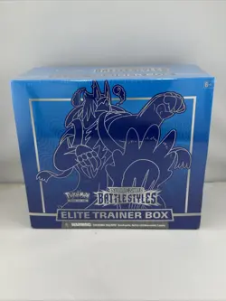 New Pokemon TCG Sword & Shield - Battle Styles - Elite Trainer Box ETB BLUE - Image 1