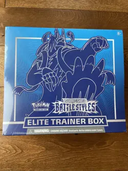 🔥 Pokemon TCG Sword & Shield - Battle Styles - Elite Trainer Box ETB BLUE - Image 1