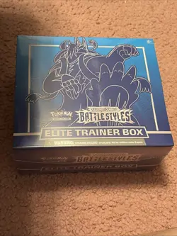 New Pokemon TCG Sword & Shield - Battle Styles - Elite Trainer Box ETB BLUE - Image 1