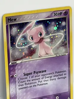 Mew EX Holon Phantoms Holo Secret Rare 111/110 Pokemon TCG - NM - 🌀SWIRL🌀 - Image 2