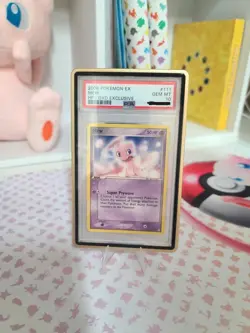 2006 POKEMON EX HOLON PHANTOMS #111 MEW HP-DVD EXCLUSIVE PSA 10 - Image 1
