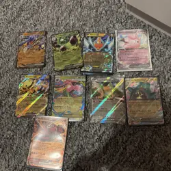 Various Pokemon Cards Bundle Job Lot including full arts holos vintage x 43 card - Image 5