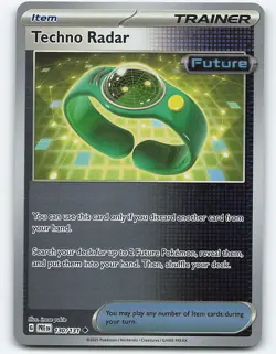 Techno Radar #130/131 Reverse Holo Pokemon Card SV: Prismatic Evolutions - Image 1