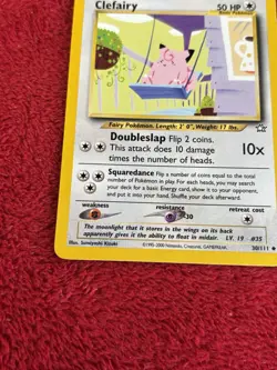 Clefairy 30/111 Neo Genesis Regular Pokemon Card Lp - Image 3