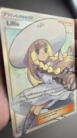 Pokemon TCG Lillie Sun & Moon 147/149 Holo Full Art Ultra Rare Card Near Mint - Image 3