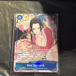 Namco Boa Hancock ST17-004 One Piece Promotion Foil Super Rare Blocker Card - Image 1