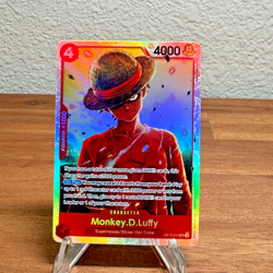 Monkey.D.Luffy OP12-015 SR ONE PIECE Tcg Card Game NM Red - Image 1